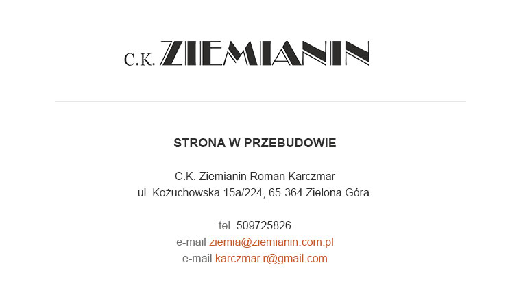 C.K. Ziemianin - Czesław Karczmar